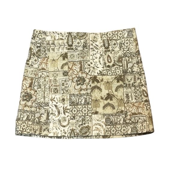 Urban Outfitters BDG Tapestry Inspired Mini Skirt. Green Size XS #955 - Picture 2 of 6